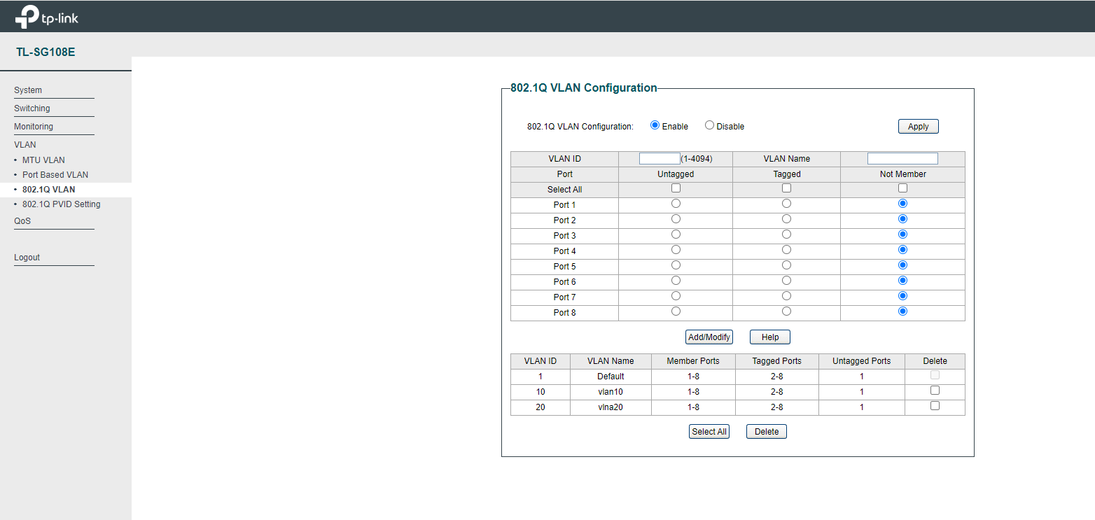 TP-Link(Switch)